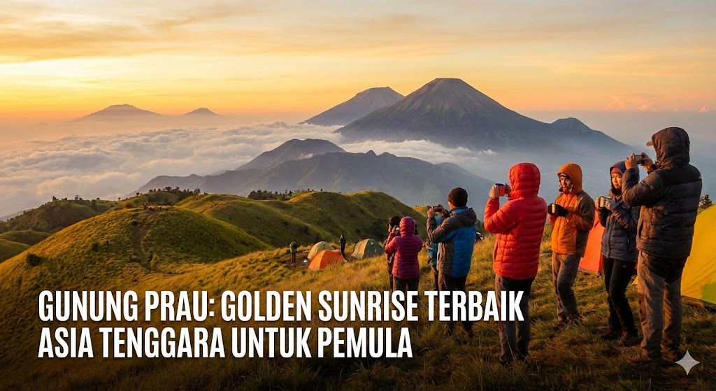 Gunung Prau: Golden Sunrise Terbaik Asia Tenggara untuk Pemula.