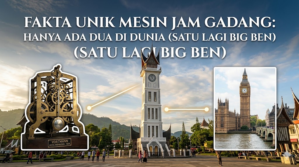 Fakta Unik Mesin Jam Gadang: Hanya Ada Dua di Dunia (Satu Lagi Big Ben)